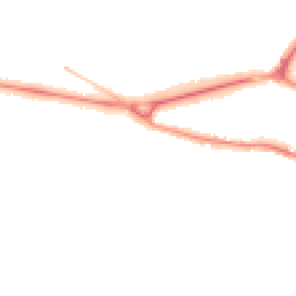Night-time road noise heatmap for GL51 3AA