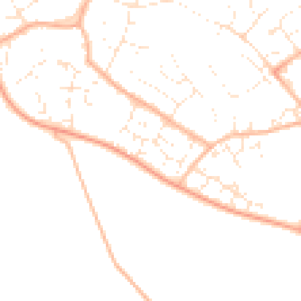 Daytime road noise heatmap for GL51 3RN