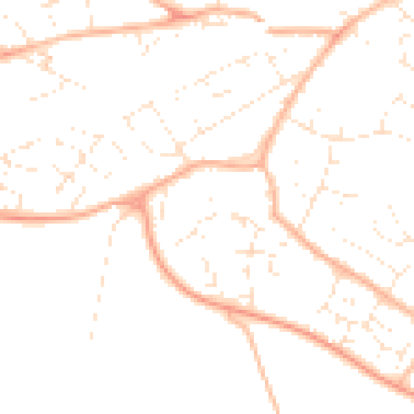 Daytime road noise heatmap for GL51 3TP