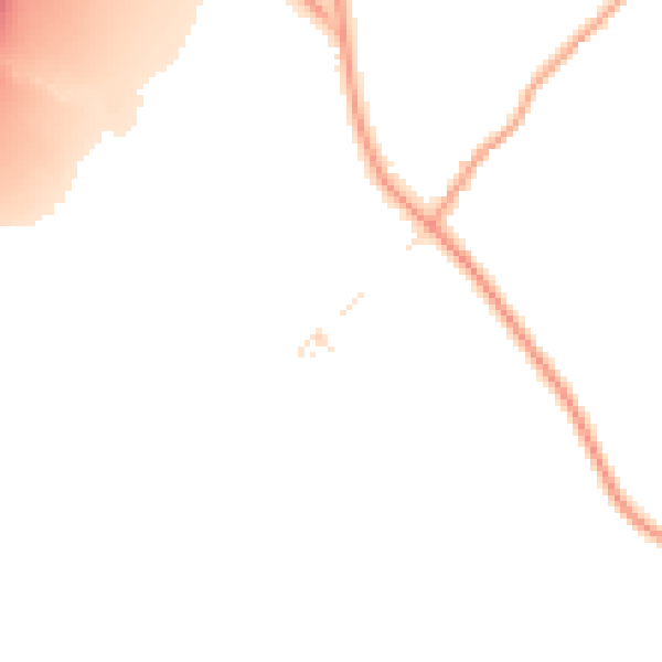 Daytime road noise heatmap for GL51 4UL