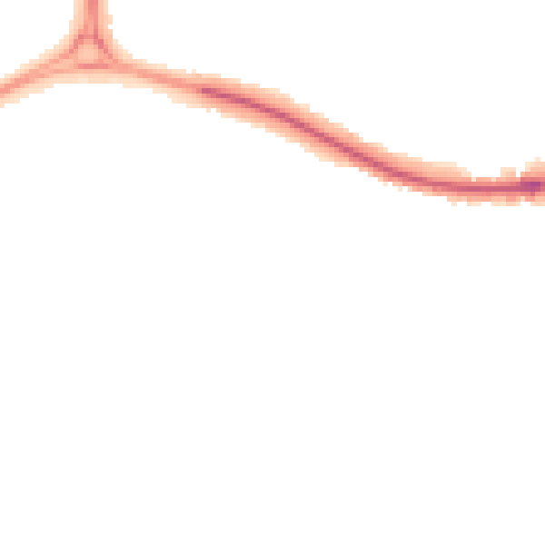 Night-time road noise heatmap for GL51 6AZ