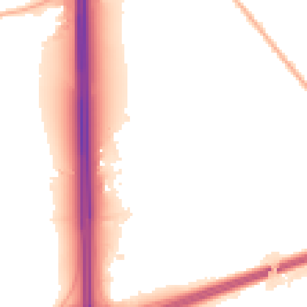 Night-time road noise heatmap for GL51 6SN