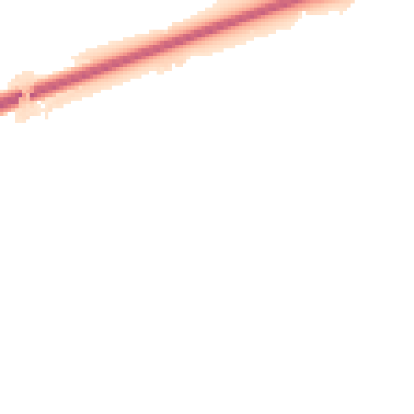 Night-time road noise heatmap for GL51 6TY