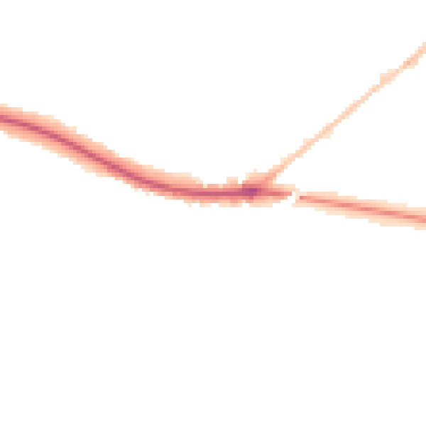 Night-time road noise heatmap for GL51 7AX