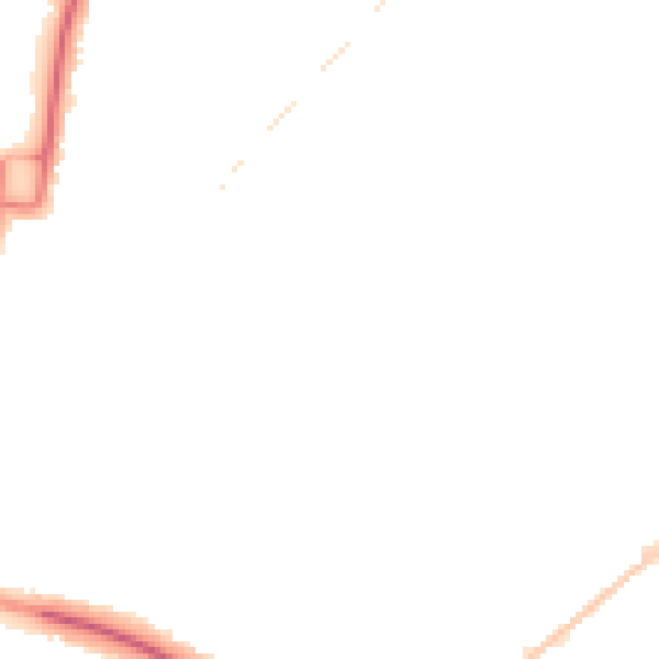Night-time road noise heatmap for GL51 7EF