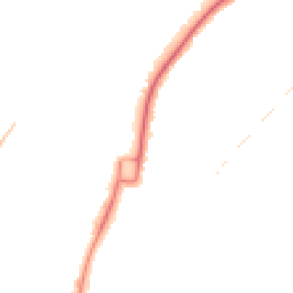 Night-time road noise heatmap for GL51 7NZ
