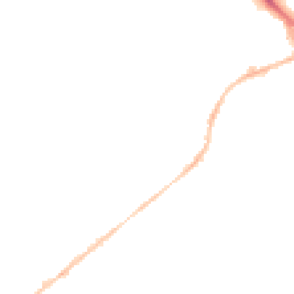 Night-time road noise heatmap for GL51 8EP