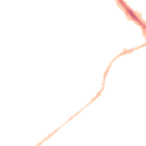 Night-time road noise heatmap for GL51 8HB