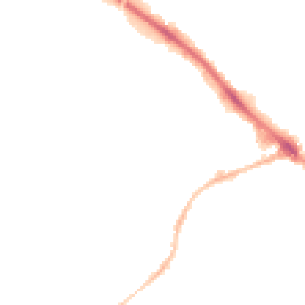 Night-time road noise heatmap for GL51 8LX