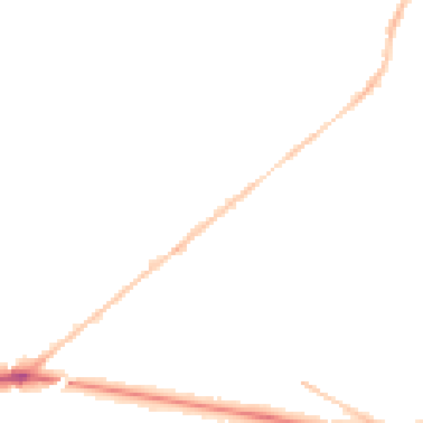 Night-time road noise heatmap for GL51 8NJ