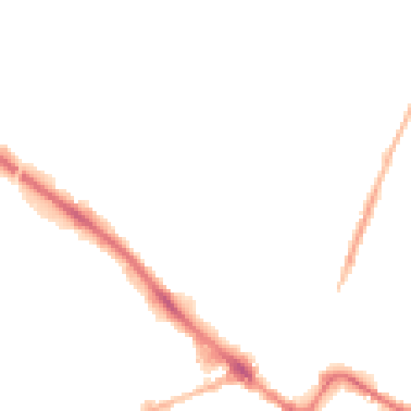 Night-time road noise heatmap for GL51 9LJ