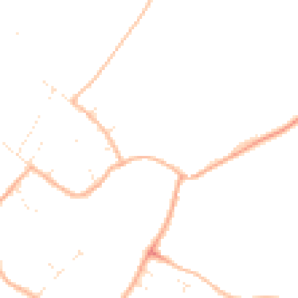 Daytime road noise heatmap for GL51 9QP
