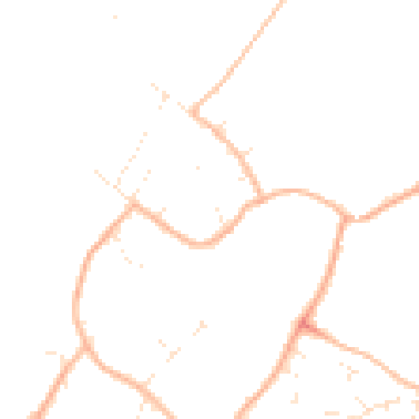 Daytime road noise heatmap for GL51 9QU