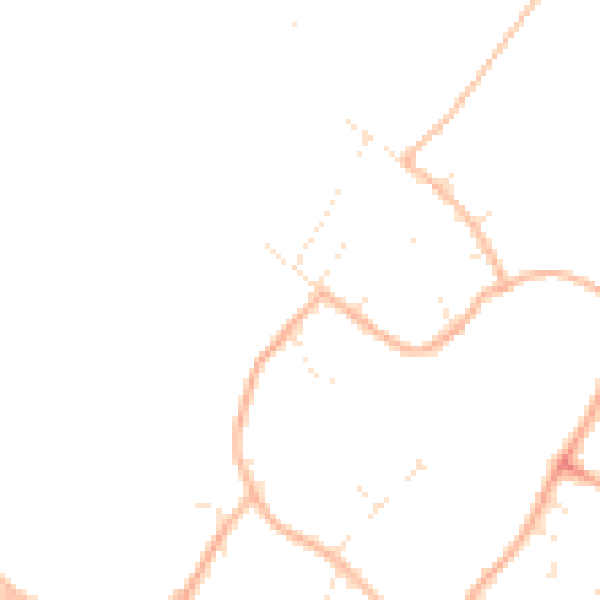 Daytime road noise heatmap for GL51 9RQ