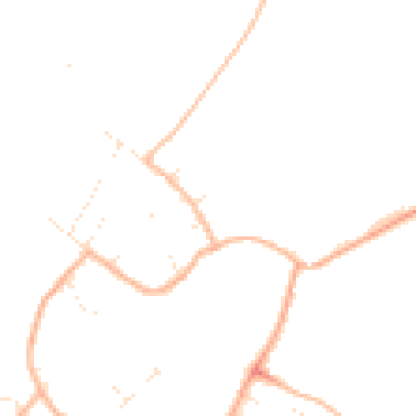 Daytime road noise heatmap for GL51 9RX