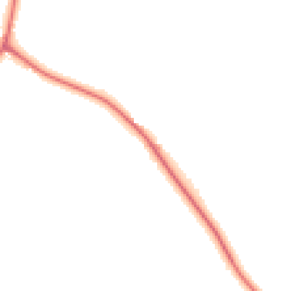 Night-time road noise heatmap for GL51 9SZ