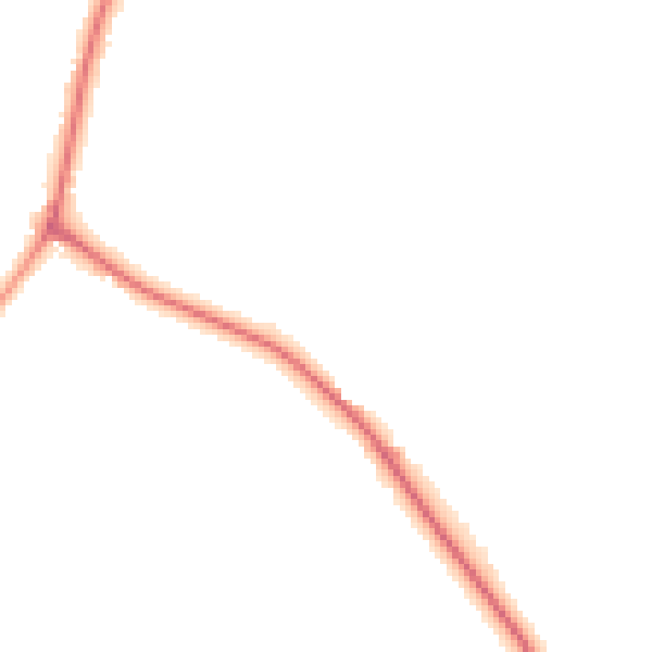 Night-time road noise heatmap for GL51 9TA