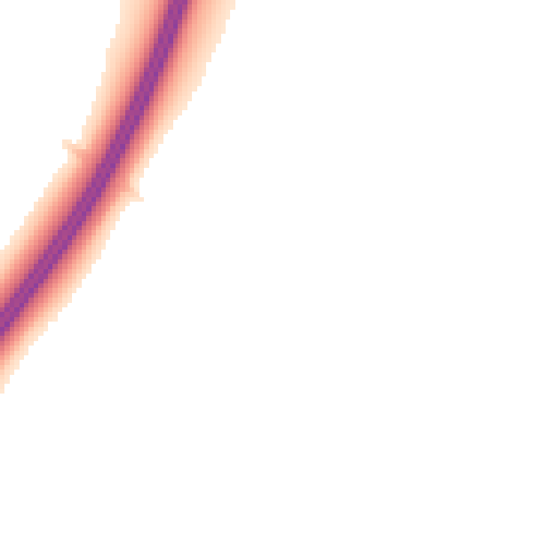 Night-time road noise heatmap for GL51 9TG