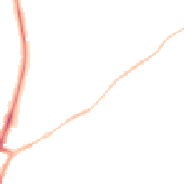 Night-time road noise heatmap for GL52 2DN