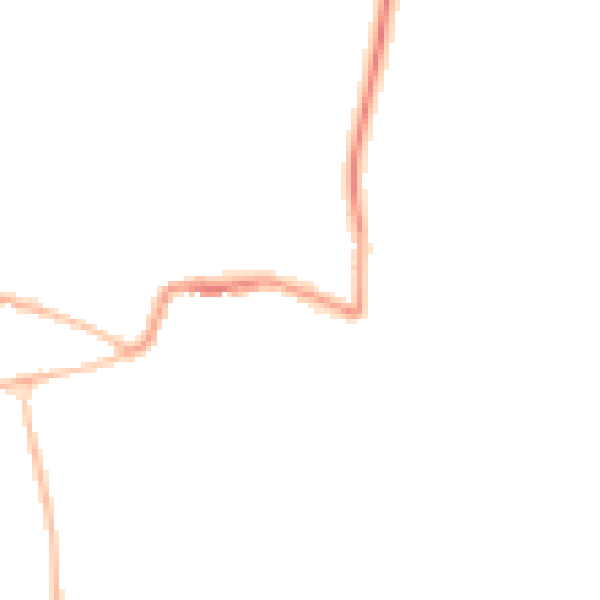 Night-time road noise heatmap for GL52 3AH