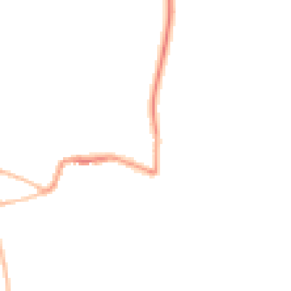 Night-time road noise heatmap for GL52 3BU