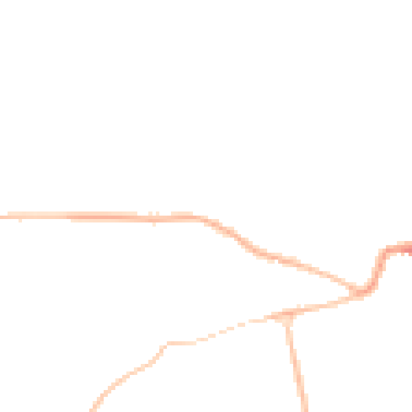 Night-time road noise heatmap for GL52 3EE