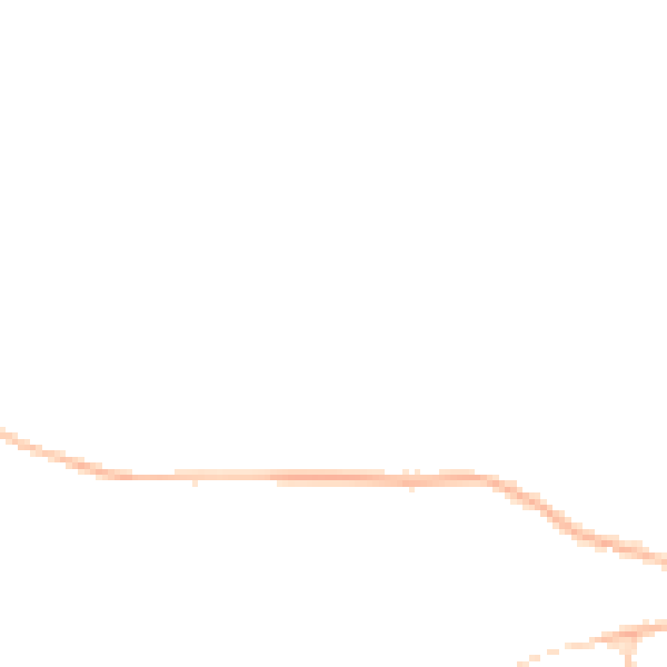 Night-time road noise heatmap for GL52 3EH