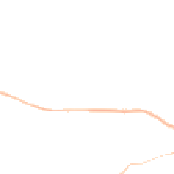 Night-time road noise heatmap for GL52 3EJ