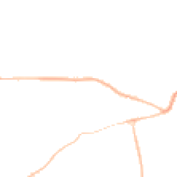 Night-time road noise heatmap for GL52 3LX