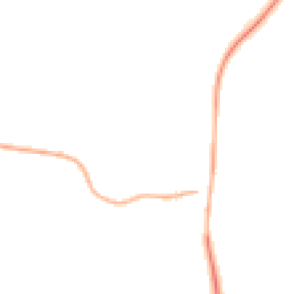 Night-time road noise heatmap for GL52 3NS