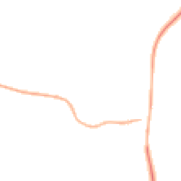 Night-time road noise heatmap for GL52 3PA