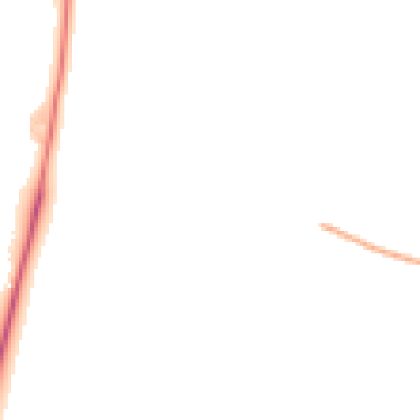 Night-time road noise heatmap for GL52 3PE