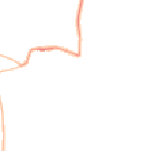 Night-time road noise heatmap for GL52 5BL