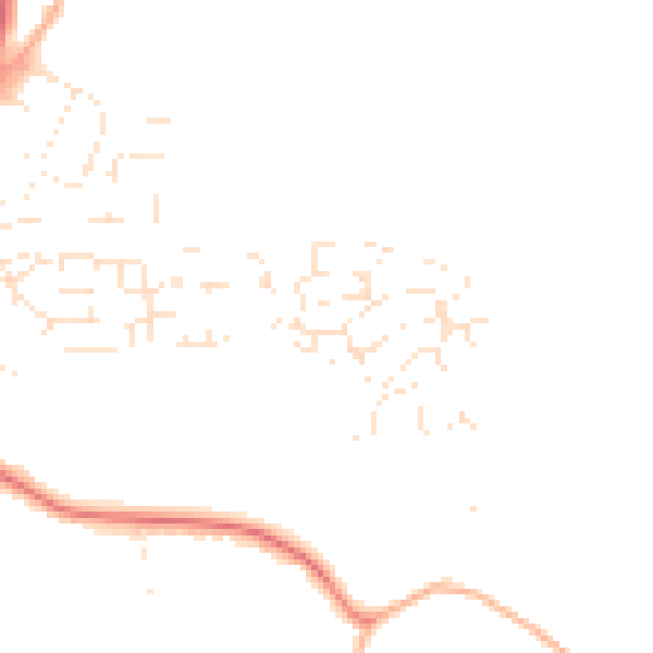 Daytime road noise heatmap for GL52 5GL
