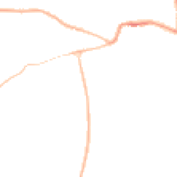 Night-time road noise heatmap for GL52 5HJ