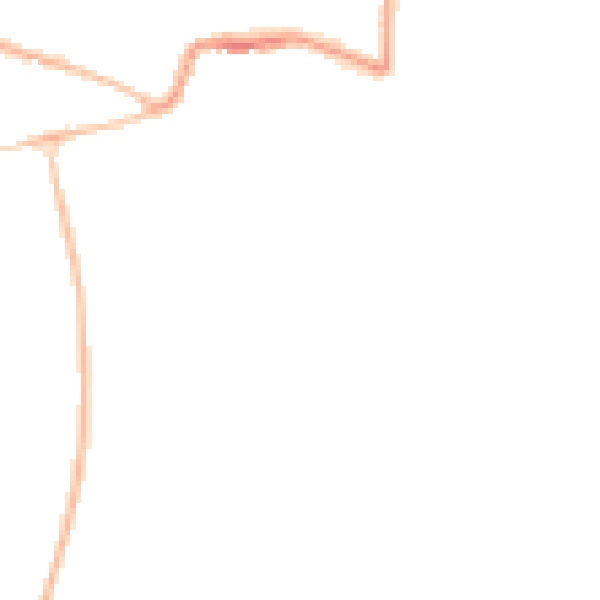 Night-time road noise heatmap for GL52 5LN
