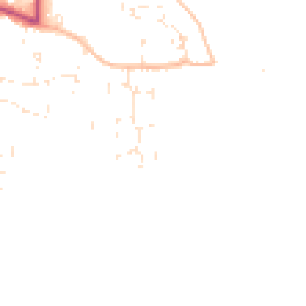Daytime road noise heatmap for GL52 5SF