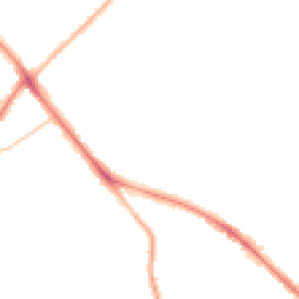 Night-time road noise heatmap for GL52 6JH