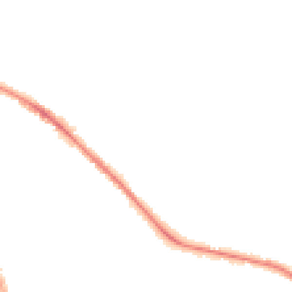Night-time road noise heatmap for GL52 6LL