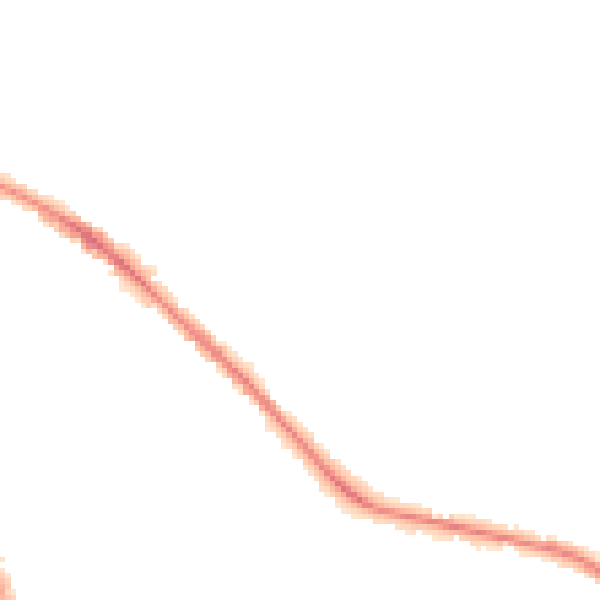 Night-time road noise heatmap for GL52 6LN