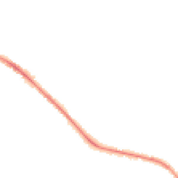 Night-time road noise heatmap for GL52 6LP