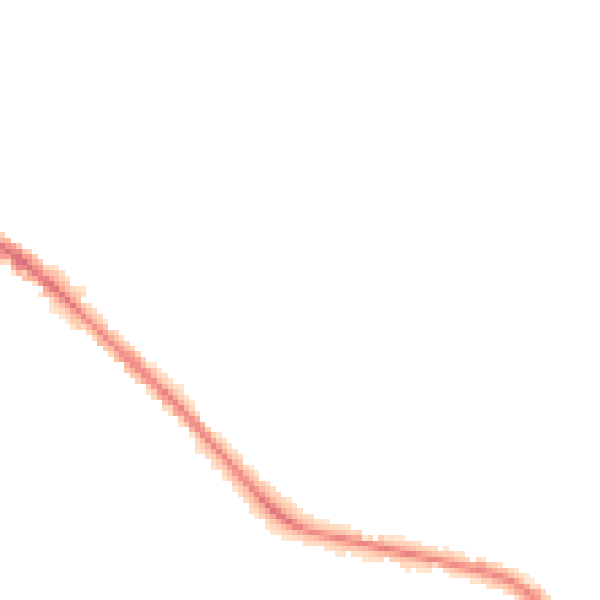 Night-time road noise heatmap for GL52 6LT