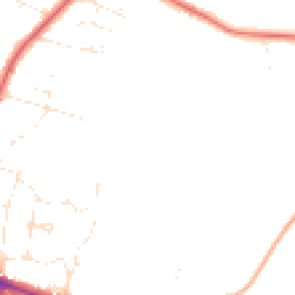 Daytime road noise heatmap for GL52 6NX