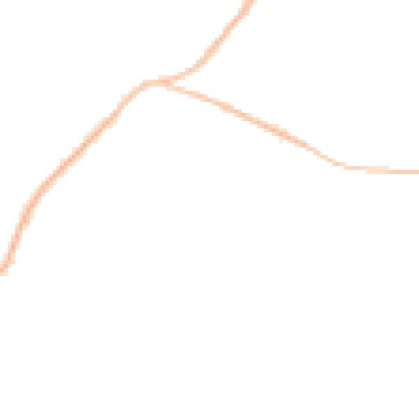 Night-time road noise heatmap for GL52 6NZ