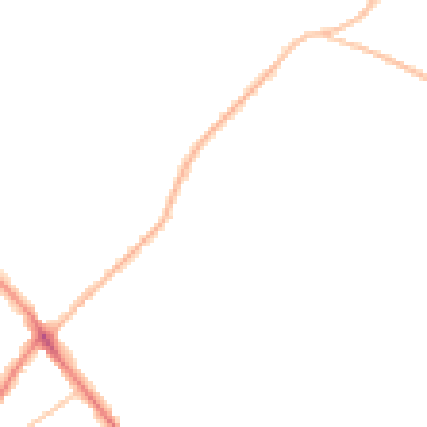 Night-time road noise heatmap for GL52 6QZ