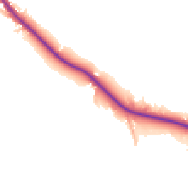 Daytime road noise heatmap for GL52 6UY