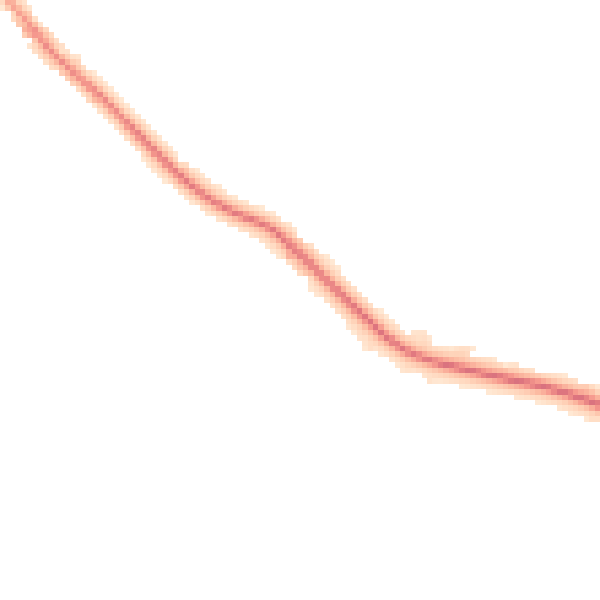 Night-time road noise heatmap for GL52 6UY