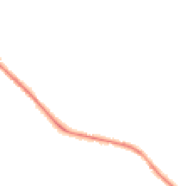Night-time road noise heatmap for GL52 6XX