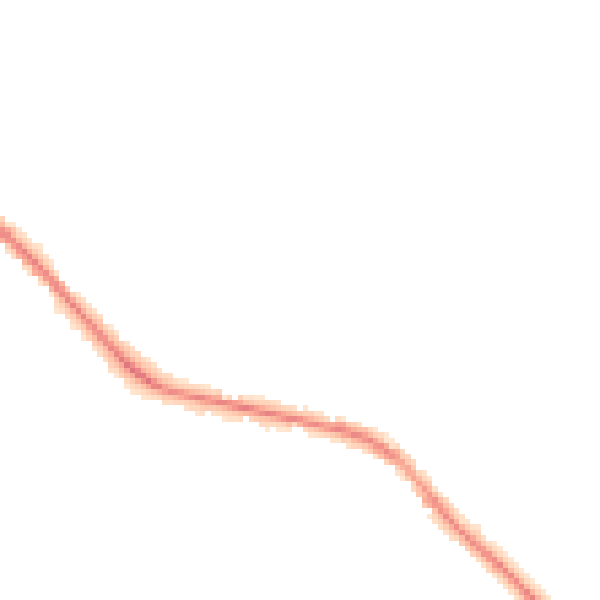 Night-time road noise heatmap for GL52 6YB