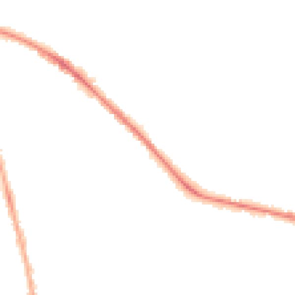 Night-time road noise heatmap for GL52 6YG